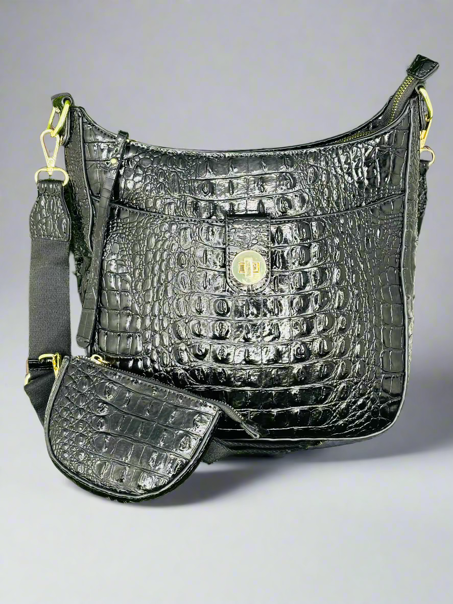 2 Piece Croc Connection Cross Body