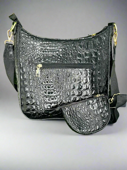 2 Piece Croc Connection Cross Body