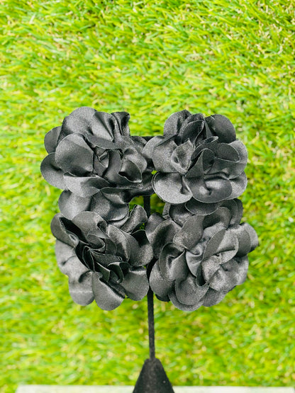 Black Bouquet Earrings