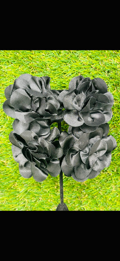 Black Bouquet Earrings