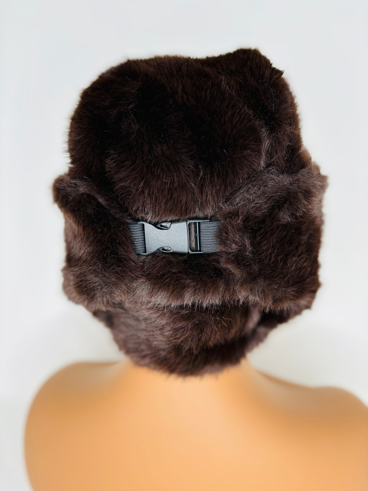 Fur Glam Trapper Hat Chocolate Clasic