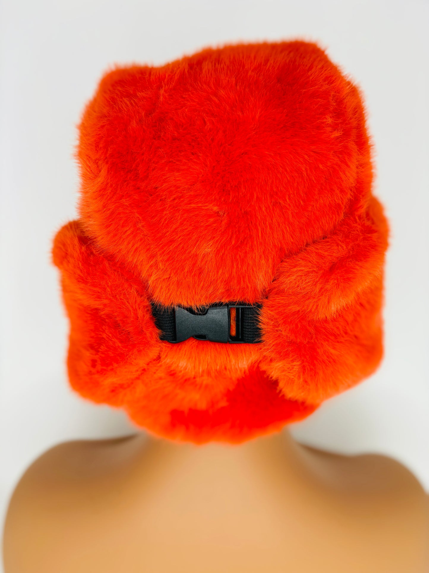 Fur Glam Trapper Hat Orange New Beginnings