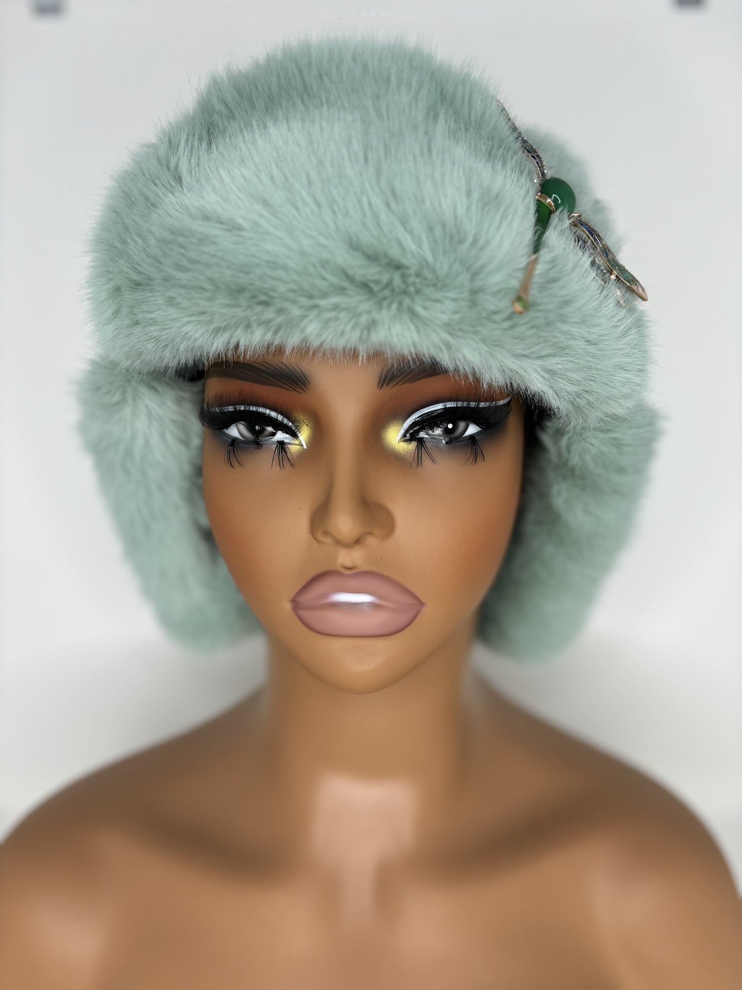 Fur Glam Trapper Hat Ice New Beginnings