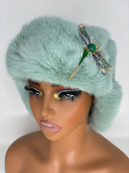 Fur Glam Trapper Hat Ice New Beginnings